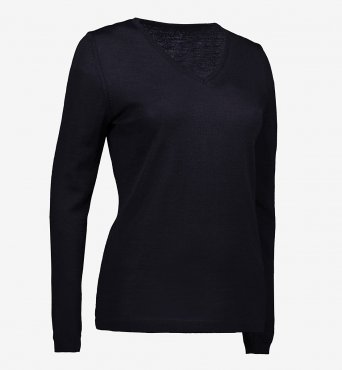 Strapazierfähiger V-Neck Pullover | Damen