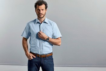 Men´s Short Sleeve Tailored Oxford Shirt
