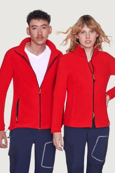 HAKRO Damen Fleecejacke ECO 