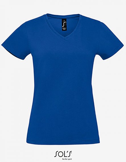 Women´s Imperial V-Neck T-Shirt XXL | Royal Blue