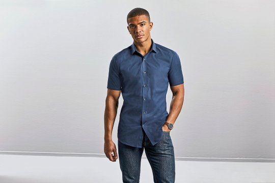 Men´s Short Sleeve Fitted Ultimate Stretch Shirt 